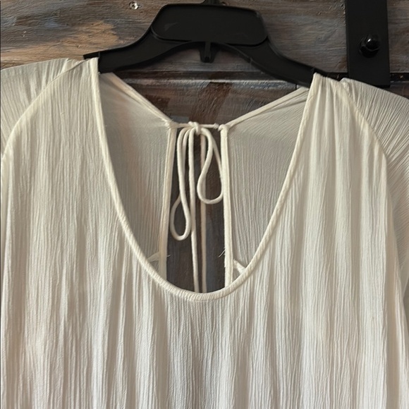 Free People White Maxi Dress with Button Accents - Picture 8 of 12